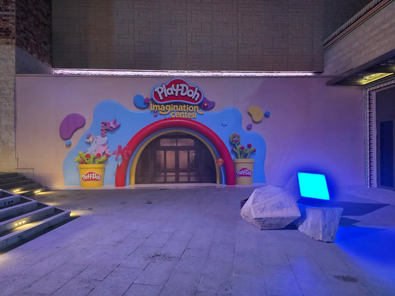 Seven Abha — Destination Graphics & Wayfinding — Themed hoarding for a family attraction